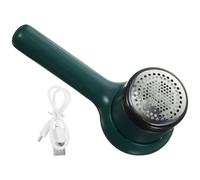 Garneck Quitapelusas Eléctrico Recargable USB Verde Compacto Cuchillas de Precisión para Eliminar Pelusas y Bolas en Ropa, Portátil para Uso Doméstico y Viajes