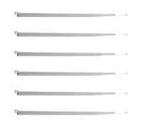 Garneck Resortes Automáticos para Puertas con Gancho Cierre de Puerta con Resorte de Tensión 1.0x7x360 Paquete de 6 Unidades Interiores y Mosquiteras