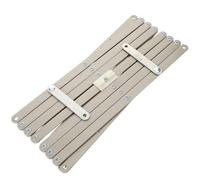 Garneck Riel Extensible para Tendedero de Ropa de Acero Carbono, Accesorio Plegable para Baño en Color Plata Gris, Soporte Lateral Único para Organizar y Secar Toallas en Lavandería