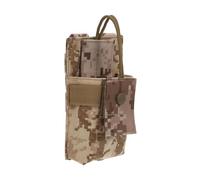 Garneck Riñonera de Nailon Profesional para Radio Portátil Bolsa Modular Digital Desierto Resistente y Ajustable para Senderismo y Actividades al Aire Libre