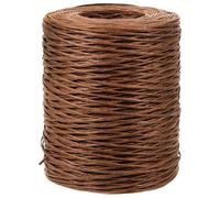 Garneck Rollo de Alambre Metálico Decorativo para Flores y Coronas Navideñas 2 MM Grosor 200 Metros Color Marrón Oscuro Accesorios para Envolver Flores y Fijar Tallos Manualidades