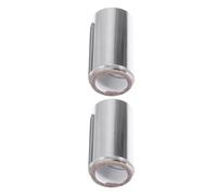 Garneck Rollo de Papel de Aluminio de Lámina de Estaño Plata para Teñir el Cabello, 2 Piezas que Retiene el Calor y Optimiza el Proceso, Adecuado para Spa y Peluquería