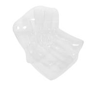 Garneck Sofá Inflable Transparente Tumbona Inflable Transparente para Acampar Tumbona para Exteriores De PVC