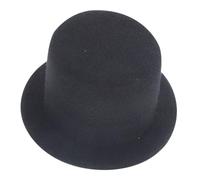 Garneck Sombrero Miniatura Decorativo para Manualidades y Muñecas para DIY Accesorio de Negro para Muñecos y Figuras