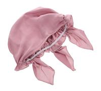 Garneck Sombrero para Confinamiento y Cuidado del Cabello de Satén Imitación Seda de Noche Diseño Ergonómico Púrpura para Mujer Adulta