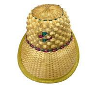 Garneck Sombrero Unisex de Bambú Artesanal Protección Solar UV Sombrero de Trabajo Seguro Ventilado y Cómodo Talla Uso Diario y Exteriores Color Aleatorio