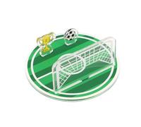 Garneck Soporte Acrílico Deportivo para Teléfono con Diseño de Cancha de Fútbol Atril Estable para Móvil Decoración Temática para Escritorio Regalo para Aficionados al Fútbol y Relleno