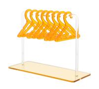 Garneck Soporte de exhibición de la joyería Soportes Colgantes para exhibición Organizador de Joyas Colgantes Estante de Escritorio Expositor para Vender Soporte de Joyas Acrílico Dorado