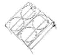 Garneck Soporte de Laboratorio de Alambre de Níquel-Cromo Resistente al Calor 4 Orificios de 36 MM Bastidor Estable para Crisoles en Experimentos de Química y Aplicaciones Científicas