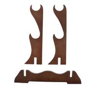 Garneck Soporte de Madera Flauta de Organizador de Exhibición con Estantes Ajustables Soporte Portátil Instrumentos de Elegante