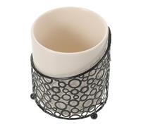 Garneck Soporte Para Agitador De Encimera Tarro Multiusos Organizador Pequeño Para Cubiertos De Encimera Soporte Pequeño Para Accesorios De Barra De Café Dosificador De Cerámica