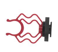 Garneck Soporte Para Micrófono Ajustable 17-20 Mm Compatible Con Boya-, Pinza Para Micrófono Direccional De Plástico, Clip Para Soporte De Escritorio Adecuado Para Entrevistas Interiores y Exteriores