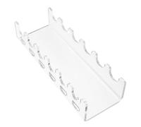 Garneck Soporte Profesional Diseño que Ahorra Espacio para Pipetas de Laboratorio y 6 Ranuras en Vidrio Orgánico para Almacenamiento Fácil y Seguro