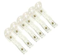 Garneck Soportes De Código para Riel De Cortina 6 Piezas Metálicos Ligeros para Instalación Rápida Suministros De Montaje para Oficinas, Hoteles y Apartamentos