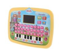 Garneck Tablet Interactiva Infantil Led para Aprender Español con Alfabeto y Palabras Dispositivo Educativo Bilingüe para Niño Niña y Bebés Didáctico De Estimulación Temprana