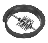 Garneck Tapa de Boca de Metal para Guitarra Acústica Folk, Fácil de Instalar, Accesorio Decorativo Negro para Guitarra de 39 a 41 Pulgadas