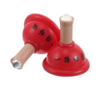 Garneck Tapa del Botón de Arranque para Coche 2 Piezas, Cubierta Protectora de Plástico Abs en Color Rojo, Accesorio Decorativo y Funcional para Interruptor de Encendido de Motor