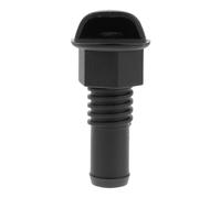 Garneck Tapón de Drenaje de Sentina para Embarcaciones, Válvula de Drenaje del Imbornal del Barco, Nylon y Acero Inoxidable, Negro, Rosca, Evita la Fuga de Peces, para Tanques de Vivario