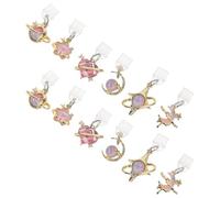 Garneck Tapones Antipolvo para Teléfono Tipo C Colgantes de Estrella Corazón y Luna 12 Unidades 2 de Cada Diseño Protección contra Polvo y Agua para Puerto de Carga Accesorios