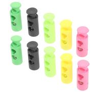Garneck Tapones para Agujas de Tejer para Mantener la Punta de Plástico 10 en Varios Colores, Protectores Antideslizantes para Crochet y Tejido