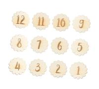 Garneck Tarjetas Conmemorar Bebés 12 Beige de Plástico Mensuales para para en Diseño Creativo el Crecimiento y Sesiones de Fotos Baby Shower