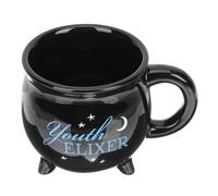 Garneck Taza de Cerámica 3d Decorativa 450ml, Negra para Halloween | Cerámica, Uso en Hotel y Fiesta Temática, Adecuado para Café o Bebidas Servidas Estilo