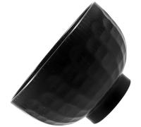 Garneck Tazón Pequeño Japonés de Plástico Negro para Sopa y Aperitivos | Estilo Japonés, Diseño Exquisito y Conciso, Superficie Lisa sin Rebabas, Uso en Hogar y Hotel