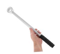 Garneck Tirador De Ventana Ajustable 40 Cm Poste Ciego Mango Largo Ligero Resistente para Persianas y Cortinas Adecuado Hogar y Oficina con Base Anti Deslizante Gris Blanco