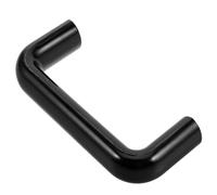 Garneck Tirador Industrial de Baquelita en Forma de U, Plástico Resistente, Color Negro, Orificios 120 Mm, Rosca M8, Mango Ovalado para Puerta de Horno y Maquinaria Industrial, Manija