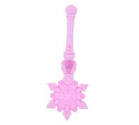 Garneck Varita Mágica De Nieve Juguetes De Nieve Varita Luminosa para Varita Luminosa para Princesa Suministros para Fiestas Iluminadas Varita Iluminada Princesa El Plastico Rosa