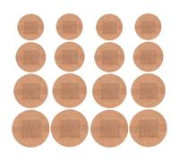 Garneck Vendajes Adhesivos Elásticos para Nudillos y Punta de Dedo, Tela Transpirable Marrón, 160 Unidades Grandes Redondos (22mm, 25mm, 30mm, 38mm), Protección Rápida para Primeros