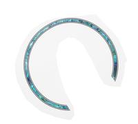 Garneck Vinilos para boca de guitarra ukelele pegatinas decoración de agujeros de sonido de guitarra soporte de pared para ukelele correa de guitarra acustica capo Sky-blue