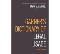Garner's Dictionary of Legal Usage – Oxford University Press