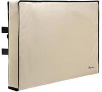 Garnetics Funda de TV para exteriores, compatible con televisores planos de 22 a 75 pulgadas, resistente a la intemperie y resistente al agua - Universal para cualquier pantalla plana y soporte