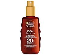 Garnier Aceite solar SPF20, protector solar hidratante y acelerador de bronceado, Ambre Solaire Ideal Bronce, 1 x 150 ml