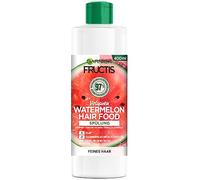 Garnier Acondicionador de sandía vegana para dar volumen, desenreda suavemente el cabello fino, aporta brillo inigualable, comida para el cabello, fructis, 400 ml