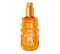 GARNIER Ámbar Solar Ideal Bronce - Spray Leche Protector FPS 30 - Protege de los UVA y UVB - Sublime El Bronceado - Previene el Envejecimiento - Resistente al Agua - Todo tipo de pieles, 150 ml
