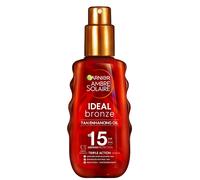 Garnier Ambre Solaire Ideal Bronze Protective Oil SPF15 Sun Cream Spray 150ml