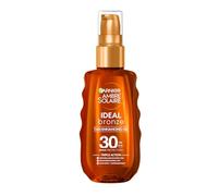 Aceite protector en espray con FPS 30 Ambre Solaire Ideal Bronze de Garnier, 150 ml