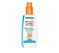 GARNIER Ambre Solaire Invisible Protect - Spray protector Refresh SPF 30 - Protege contra los rayos UVA y UVB - Vitamina E & Aloe Vera - Vegano & Cruelty Free - para todo tipo de piel - 200 ml