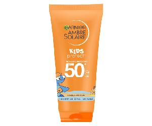 Garnier Ambre Solaire Kids Protect Leche solar de muy alta protección SPF50+ 100 ml