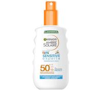 Garnier Ambre Solaire Kids Sensitive Expert+ - Protector solar para niños, impermeable y resistente a la arena, 1 x 150 ml