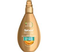 Garnier Ambre Solaire - Leche autobronceador natural Bronzer, resultado visible en 1 hora, enriquecida con aceite de albaricoque nutritivo, fórmula vegana, 150 ml