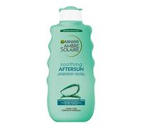 Garnier Ambre Solaire - Leche para postol, para rostro y cuerpo, efecto refrescante y piel nutritiva, ideal para todo tipo de pieles, enriquecido con aloe vera, tamaño Maxi 400 ml