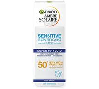 GARNIER Ambre Solaire, protección solar líquida, líquido súper UV avanzado sensible (Shaka), 40 ml