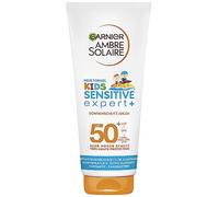 Garnier ambre solaire - Sensible expert plus, leche de protección solar para niños factor 50 plus, (1 x 200 ml)