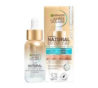 Garnier Ambre Solaire - Sérum autobronceador facial - Progresivo & Solaire - Agua de coco y ácido hialurónico - para todo tipo de piel - Bronzador natural - 30 ml