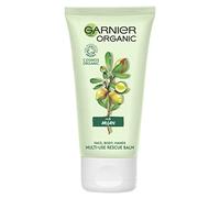 Garnier Bálsamo de rescate de argán orgánico multiusos para cara, cuerpo y manos, nutre y calma instantáneamente las manos secas y parches secos, 50 ml