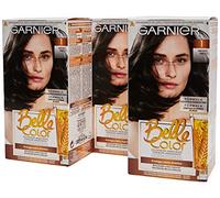 Garnier Belle Color Coloración de aspecto natural y cobertura completa de canas con aceite de germen de trigo - Negro 1