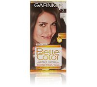 Garnier Belle Color Coloración de aspecto natural y cobertura completa de canas con aceite de jojoba y germen de trigo - Tono: Castaño Oscuro 3